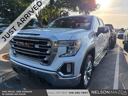 White Frost Tri-Coat 2020 GMC Sierra 1500 SLT