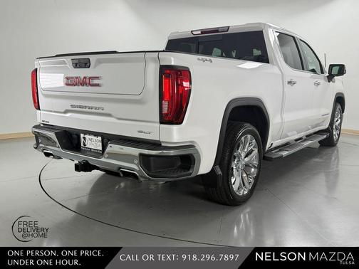 White Frost Tri-Coat 2020 GMC Sierra 1500 SLT