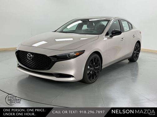 Platinum Quartz Metallic 2026 Mazda Mazda3 AWD w/Premium Package