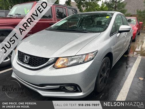 Silver 2014 Honda Civic EX-L