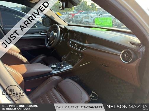 White Tri-Coat 2019 Alfa Romeo Stelvio Ti Sport