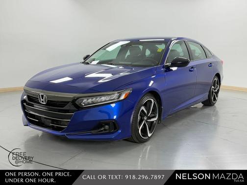 Blue 2022 Honda Accord Sport 1.5T