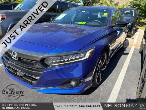 Blue 2022 Honda Accord Sport 1.5T