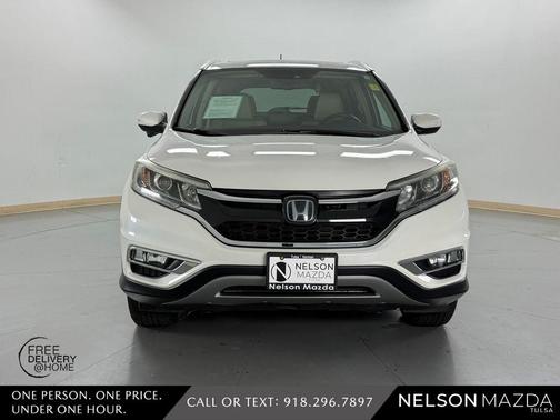 White 2015 Honda CR-V Touring