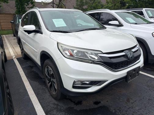 White 2015 Honda CR-V Touring