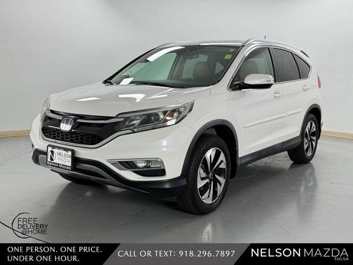 White 2015 Honda CR-V Touring