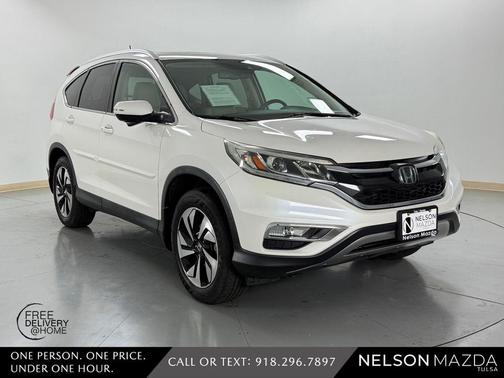 White 2015 Honda CR-V Touring