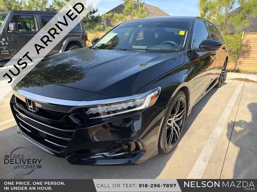 Black 2022 Honda Accord Touring 2.0T