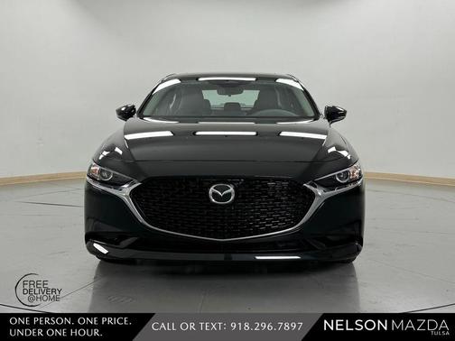 Jet Black Mica 2026 Mazda Mazda3 FWD w/Preferred Package