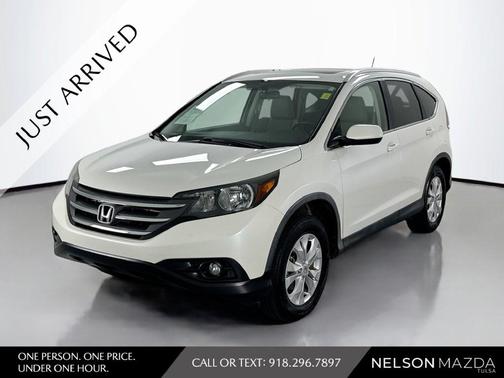 White 2014 Honda CR-V EX-L