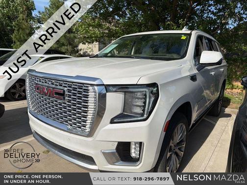 White Frost Tri-Coat 2021 GMC Yukon Denali