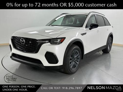 Rhodium White Premium 2026 Mazda CX-70 PHEV SC