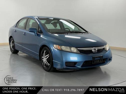 Atomic Blue Metallic 2011 Honda Civic LX