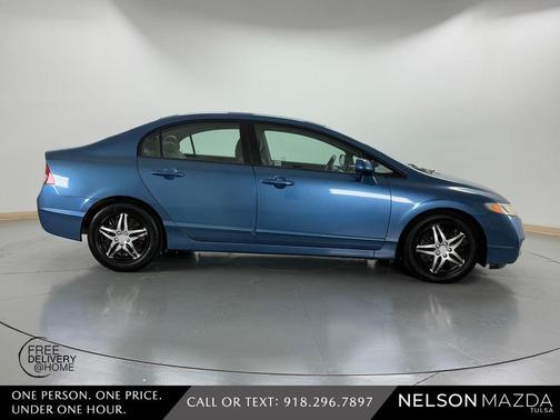 Atomic Blue Metallic 2011 Honda Civic LX
