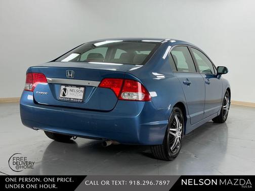 Atomic Blue Metallic 2011 Honda Civic LX