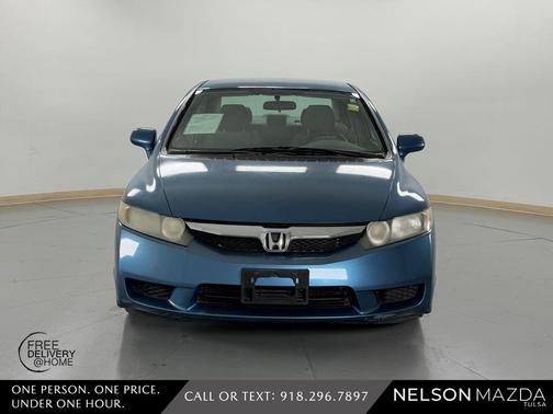 Atomic Blue Metallic 2011 Honda Civic LX