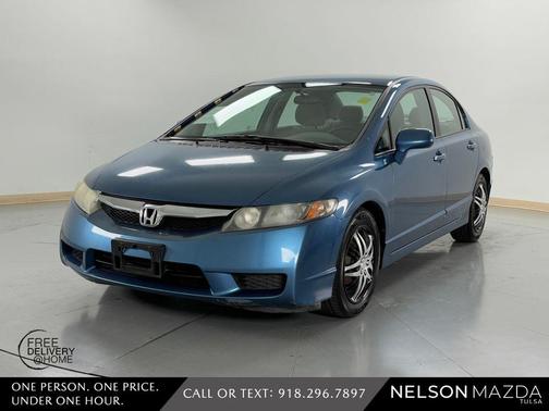 Atomic Blue Metallic 2011 Honda Civic LX