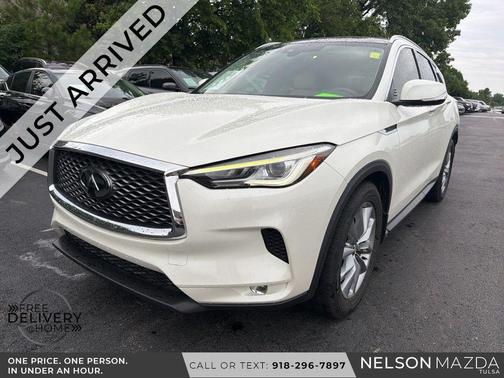 Majestic White 2021 INFINITI QX50 Luxe