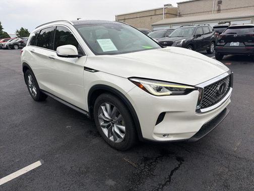 Majestic White 2021 INFINITI QX50 Luxe