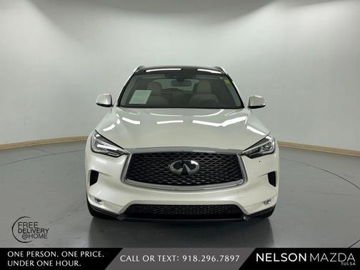 Majestic White 2021 INFINITI QX50 Luxe
