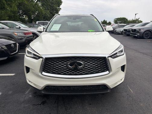 Majestic White 2021 INFINITI QX50 Luxe