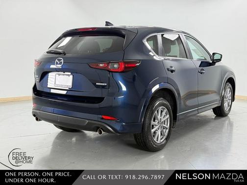 Deep Crystal Blue Mica 2024 Mazda CX-5 Preferred