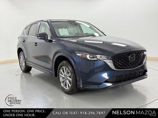Deep Crystal Blue Mica 2024 Mazda CX-5 Preferred