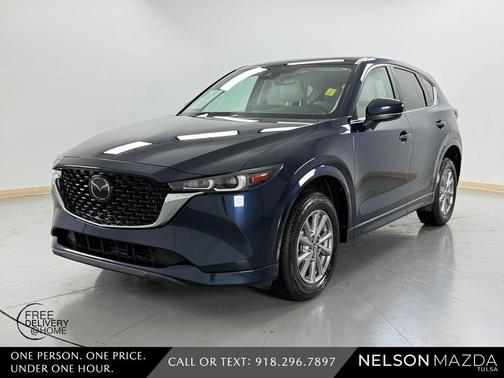 Deep Crystal Blue Mica 2024 Mazda CX-5 Preferred