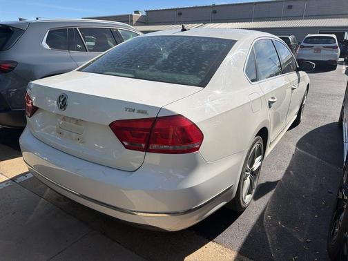 Candy White 2015 Volkswagen Passat 2.0L TDI DSG SEL Premium
