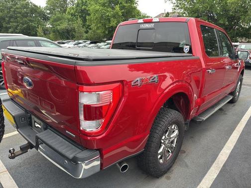 Red Metallic 2022 Ford F-150 Lariat