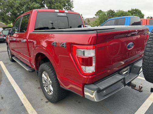 Red Metallic 2022 Ford F-150 Lariat