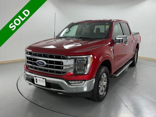 Red Metallic 2022 Ford F-150 Lariat