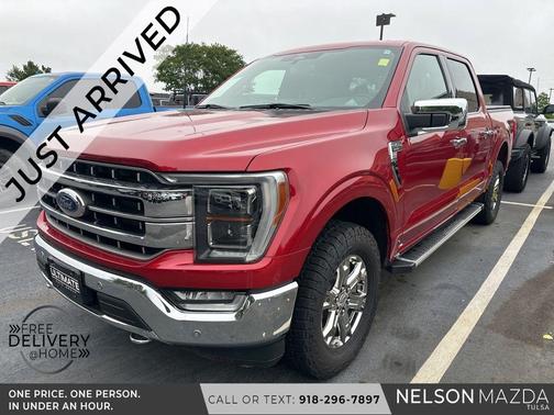 Red Metallic 2022 Ford F-150 Lariat