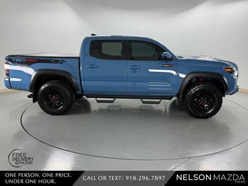 Blue 2018 Toyota Tacoma TRD Pro