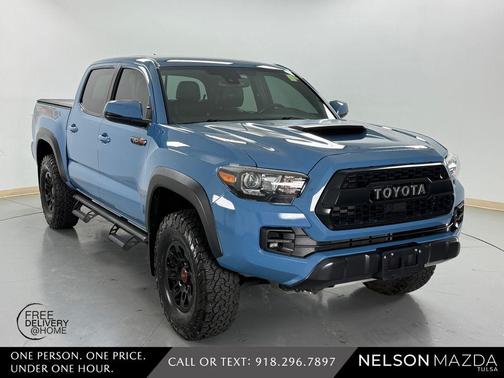 Blue 2018 Toyota Tacoma TRD Pro
