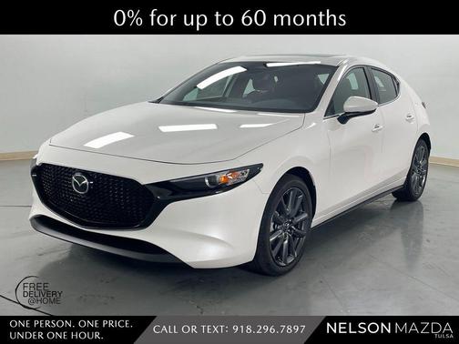 Snowflake White Pearl 2026 Mazda Mazda3 FWD w/Preferred Package