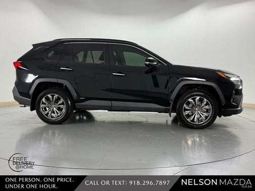 Midnight Black Metallic 2023 Toyota RAV4 Hybrid Limited
