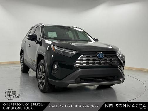 Midnight Black Metallic 2023 Toyota RAV4 Hybrid Limited