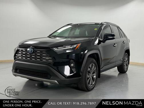 Midnight Black Metallic 2023 Toyota RAV4 Hybrid Limited