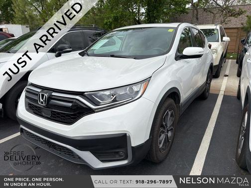 White 2021 Honda CR-V EX