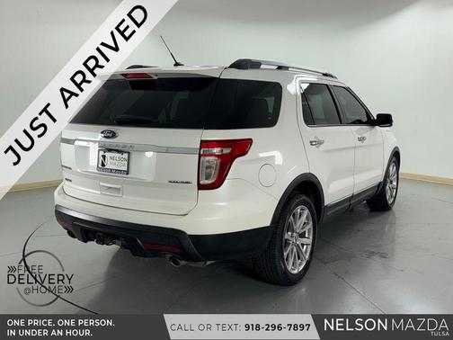 White Platinum Clearcoat Metallic 2015 Ford Explorer Limited