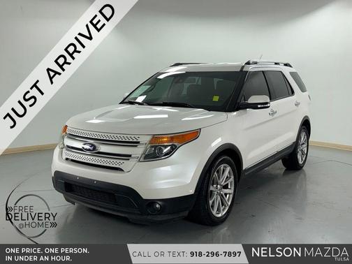 White Platinum Clearcoat Metallic 2015 Ford Explorer Limited