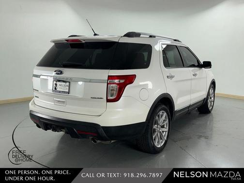 White Platinum Clearcoat Metallic 2015 Ford Explorer Limited