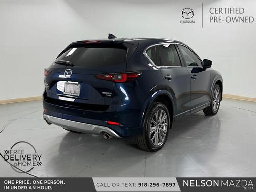 Deep Crystal Blue Mica 2025 Mazda CX-5 2.5 Turbo Signature