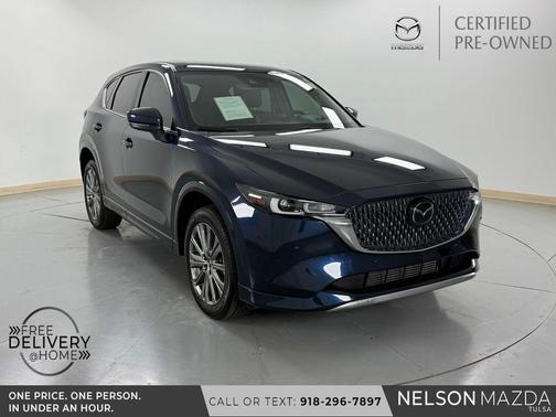 Deep Crystal Blue Mica 2025 Mazda CX-5 2.5 Turbo Signature