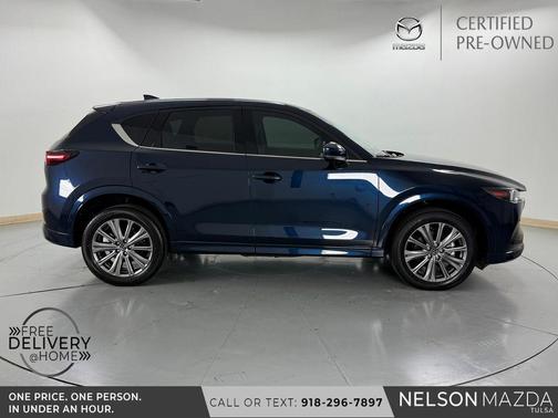 Deep Crystal Blue Mica 2025 Mazda CX-5 2.5 Turbo Signature
