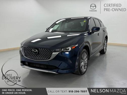 Deep Crystal Blue Mica 2025 Mazda CX-5 2.5 Turbo Signature