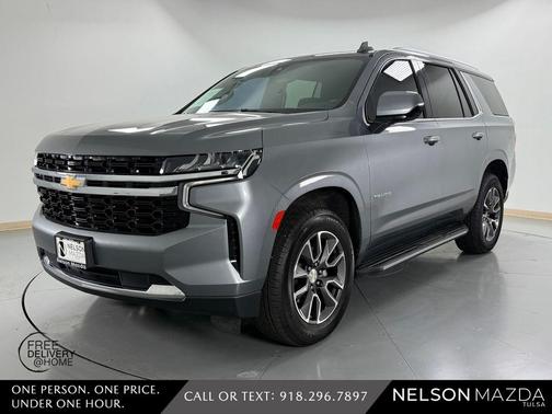 Satin Steel Metallic 2021 Chevrolet Tahoe LS