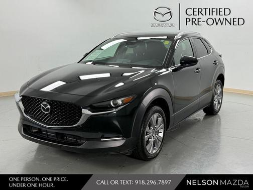 Jet Black Mica 2025 Mazda CX-30 2.5 S Preferred Package