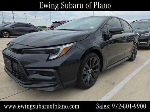 Midnight Black Metallic 2023 Toyota Corolla SE